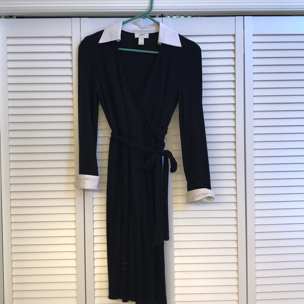 Classic Loft Black and White Dress